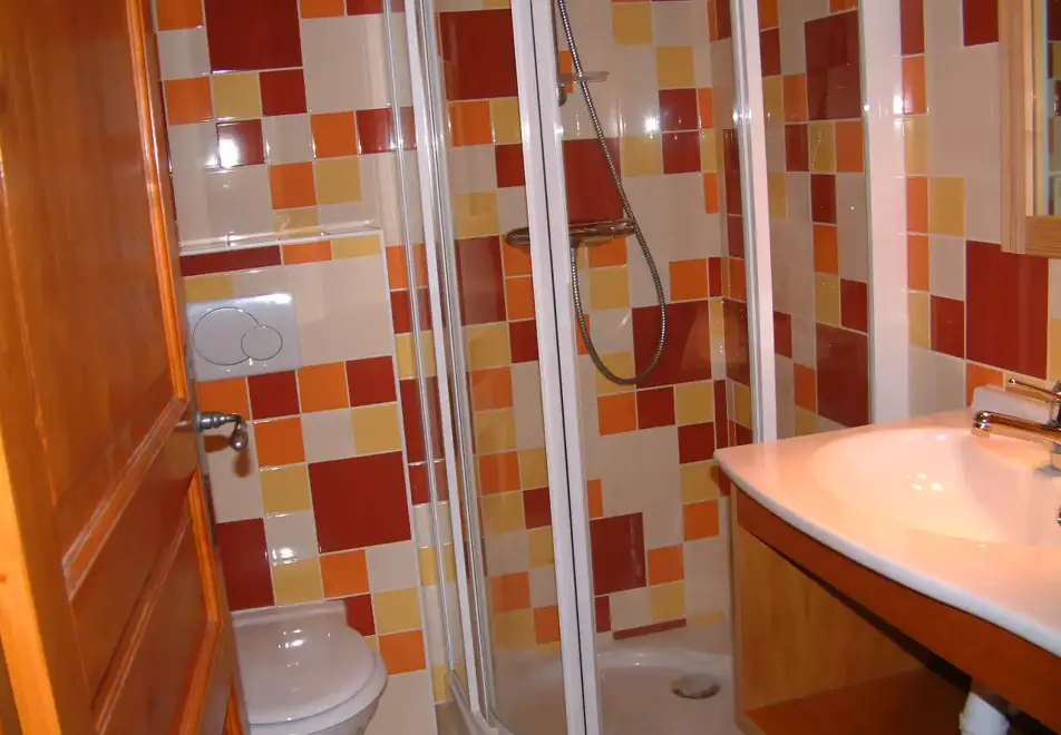 Fleurs Edelweiss, Les Gets (self catered apartment) - Edelweiss Shower Room