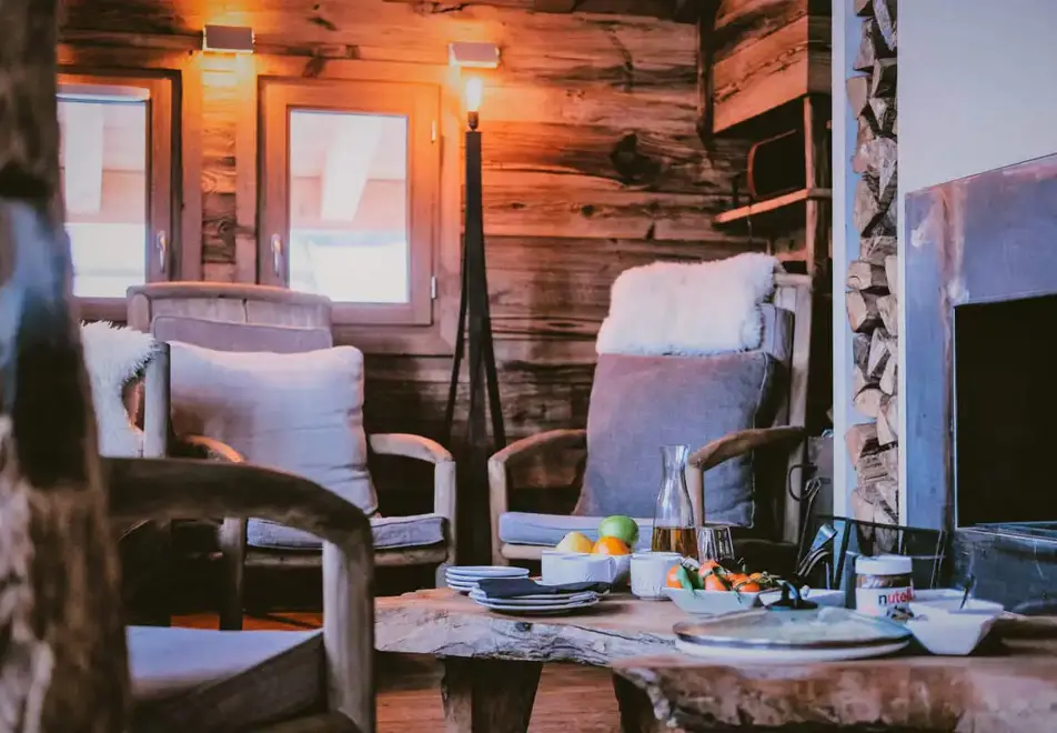 Le Chalet Martine, St Martin de Belleville (catered chalet) - Lounge area