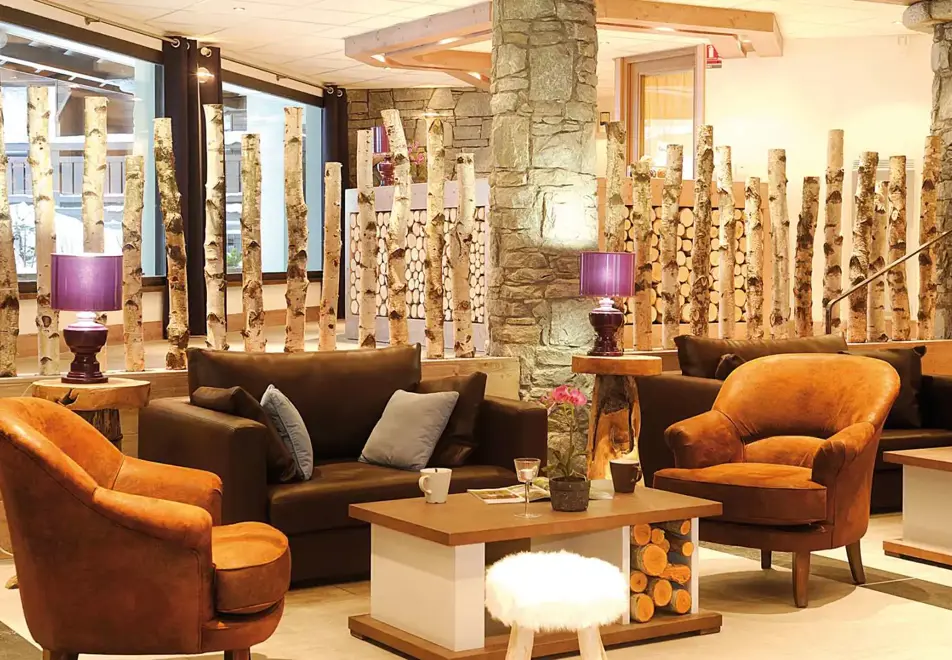 Les Fermes Emiguy, Les Gets (self catered apartments) - Reception/lounge