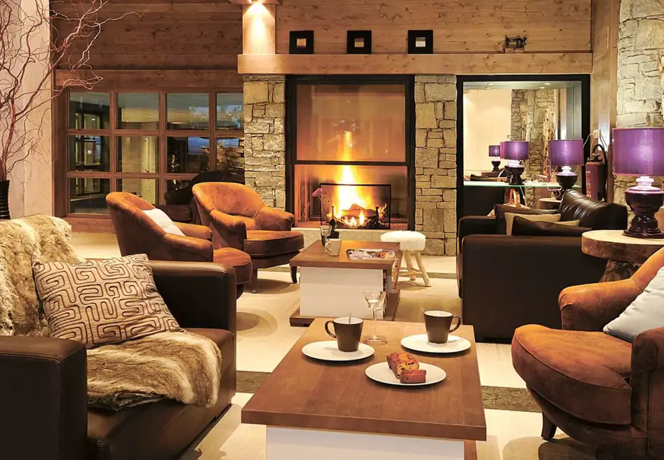 Les Fermes Emiguy, Les Gets (self catered apartments) - Reception/lounge