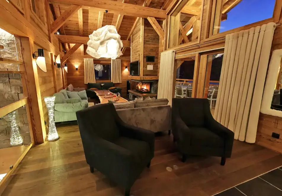 Chalet Delphine 7, Les Gets (self catered chalet) - Lounge/diner