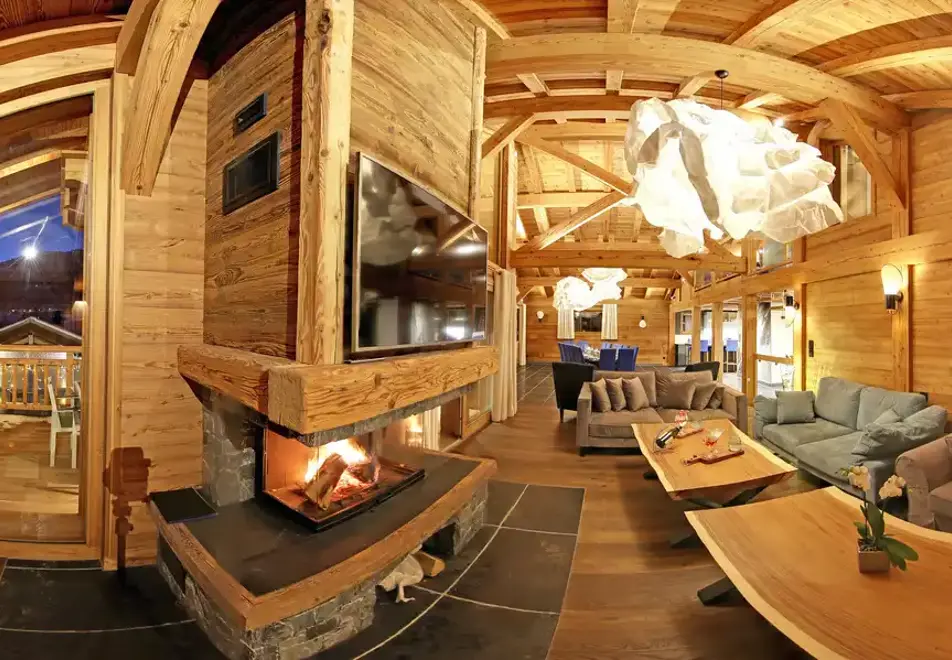 Chalet Delphine 7, Les Gets (self catered chalet) - Lounge/diner