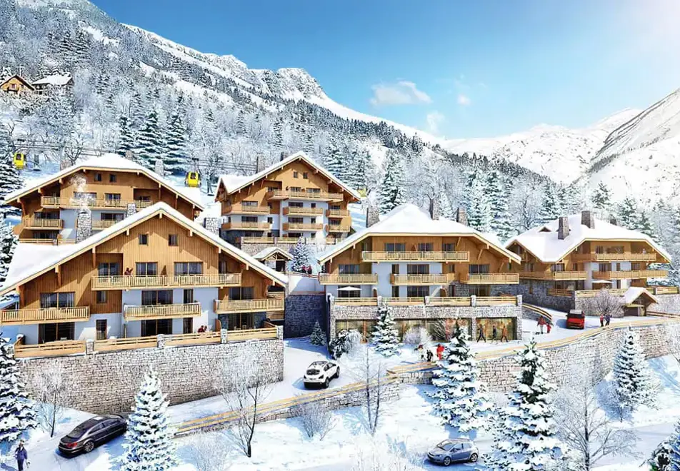 Les Edelweiss, Vaujany (self catered apartments) - Artists Impression