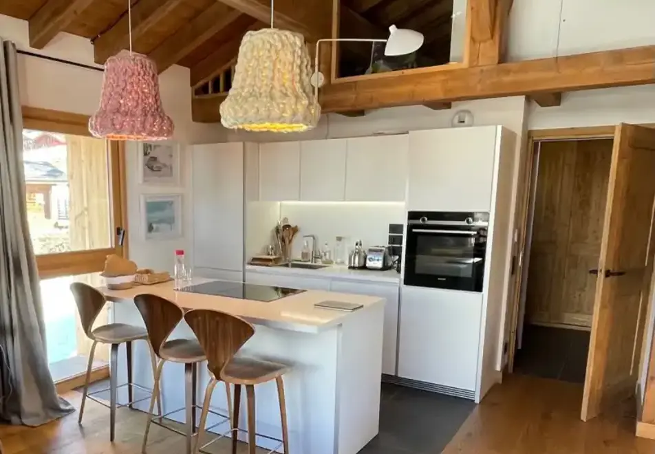 Chalet Felicita, St Martin de Belleville (self catered chalet) - Kitchen area