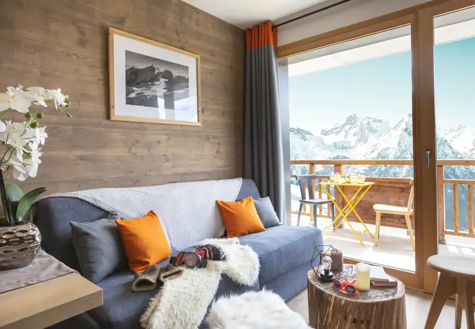 Les Clarines, Les Deux Alpes (self catered apartments) (©Manureyboz) - Typical style 2 bed famille 6