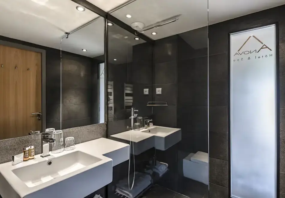 Anova (Hotel & Spa), Montgenevre - Typical shower room