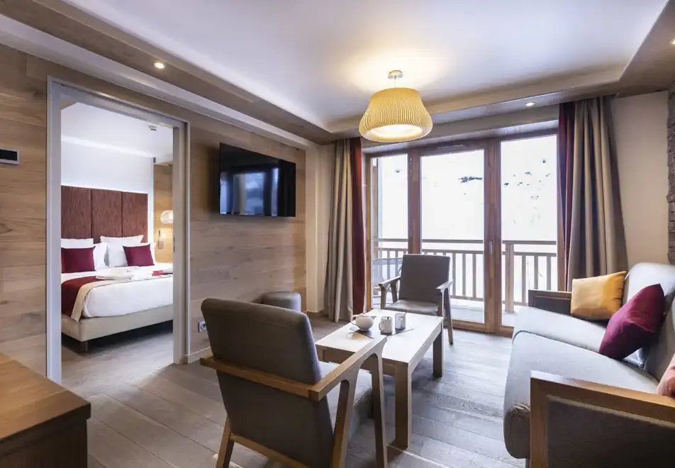 Les Balcons Platinium, Val Cenis (self catered apartments) - Typical apartment 4/6 (©ManuReyboz)