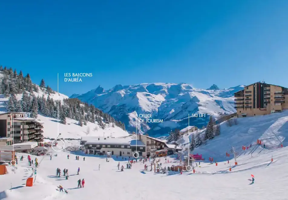 Les Balcons Aurea, Auris (self catered apartment) - Plan