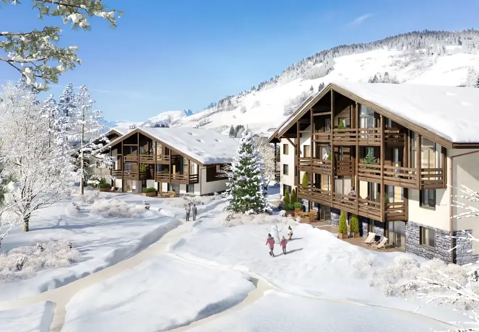 l'Eclat des Veriaz, Megeve (self catered apartments & chalets) - Artists impression