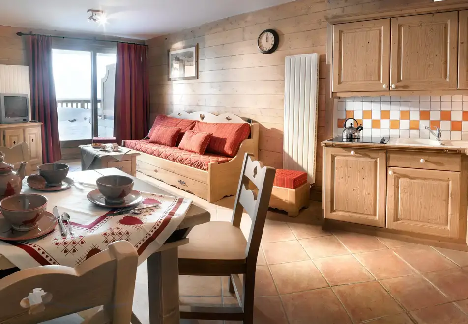 La Ferme du Val Claret (self catered apartments), Tignes Val Claret - Typical apartment style