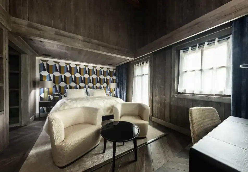 Hotel Armancette, St Nicolas de Veroce (hotel) - Typical duplex 3 persons style (©David Machet)