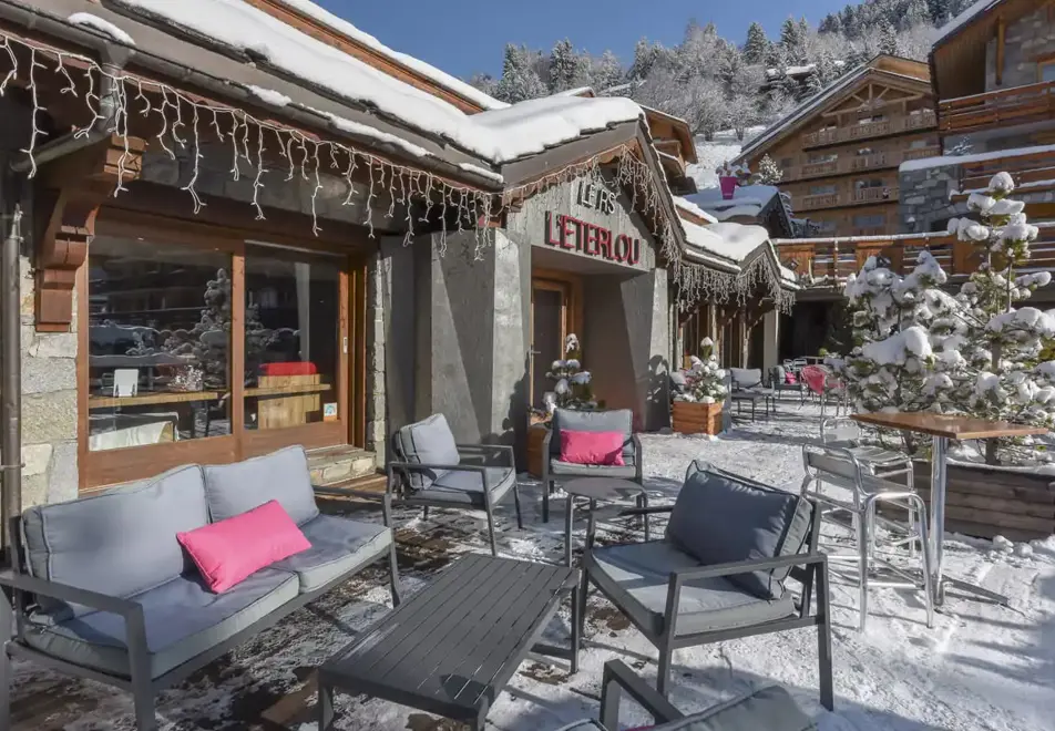 Eterlou, Meribel (hotel) - Terrace bar