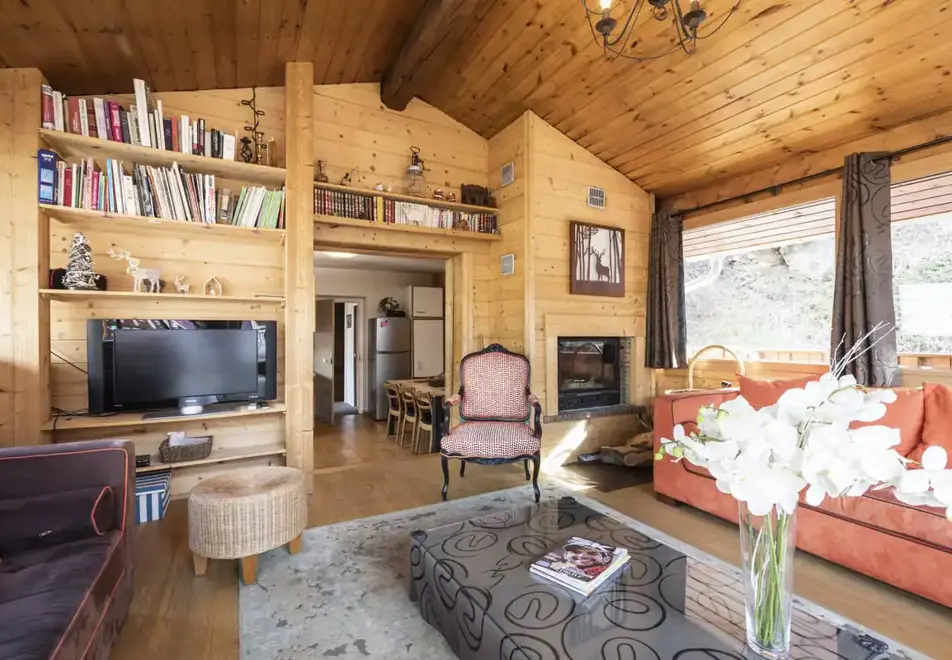 Chalet Bouchon, Plagne 1800 (self catered chalet) - Living area