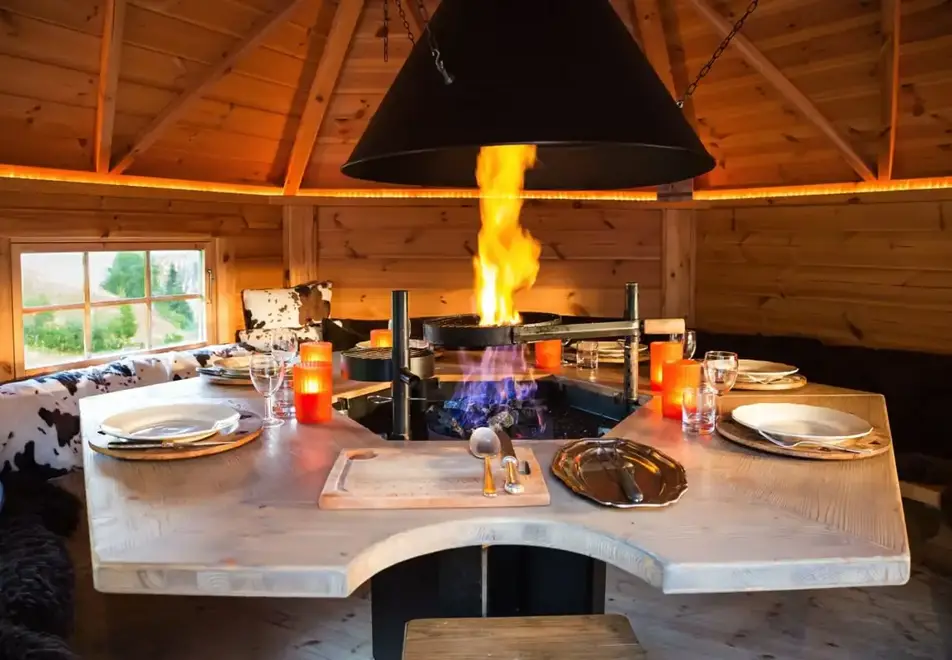 Table du Cocoon restaurant, Plagne 1800 (self catered chalet)