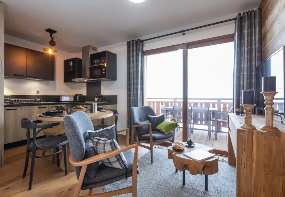 Altarena, Les Saisies (self catered apartments) - Typical studio apartment style (©Manureyboz)