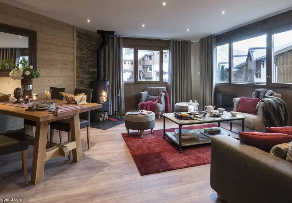 Le Hameau de Sapiniere, Les Menuires (self catered apartments) - Typical apartment style 6 persons