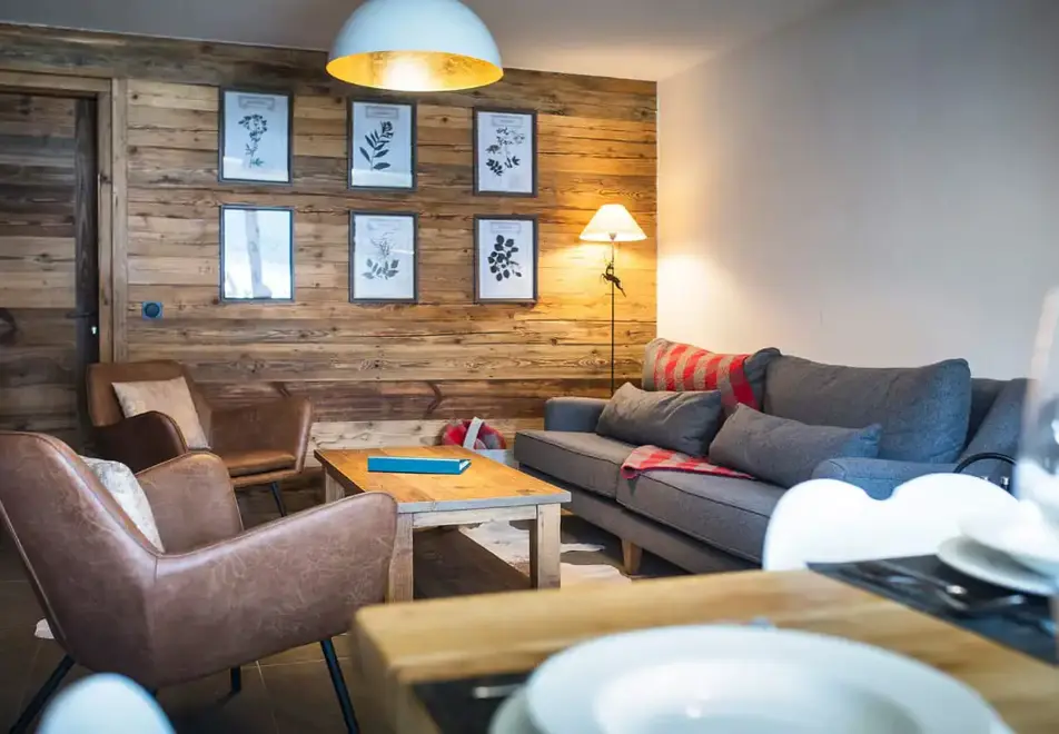 Chalet La Douceur - Chez Joseph, La Clusaz (self catered chalet) - Living area (©Matthieu Cellard)