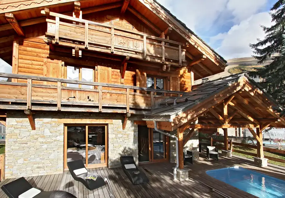 Fox Lodge, Les Deux Alpes (self catered chalet) - Outdoor heated pool