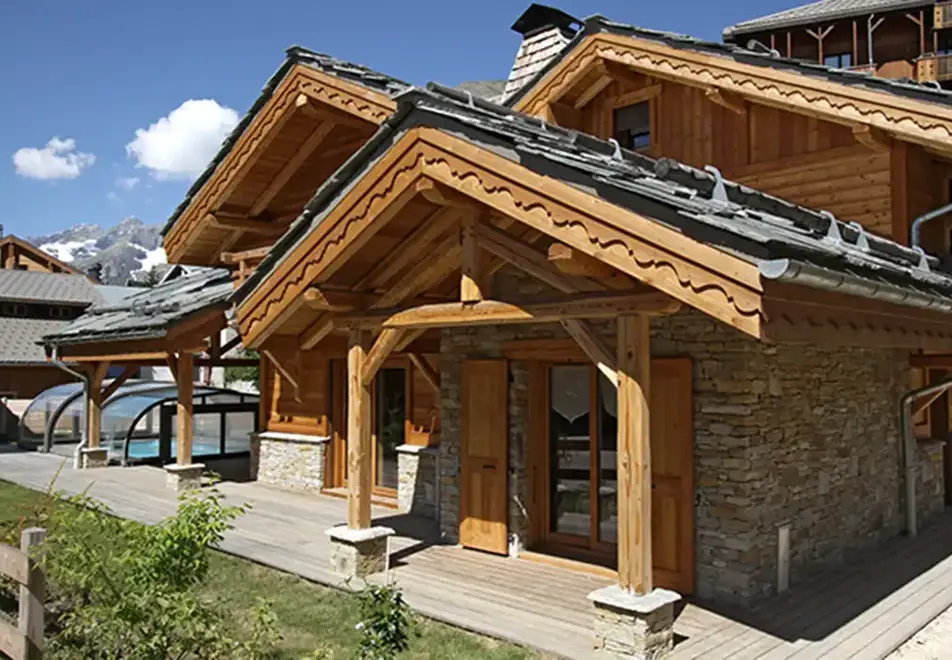 Lodge, Les Deux Alpes (self catered chalet) - Outdoor heated pool
