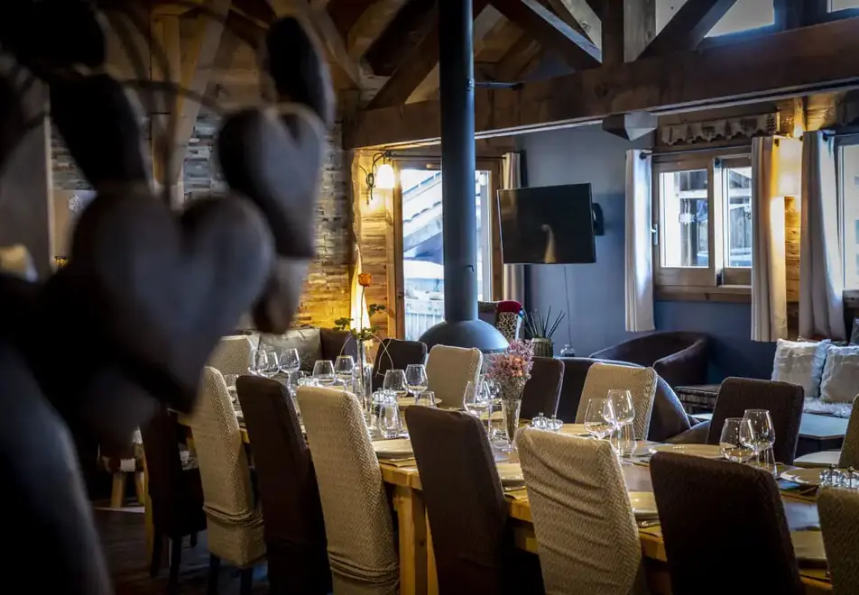 Chalet Cocoon, Plagne 1800 (self catered chalets) - Dining area