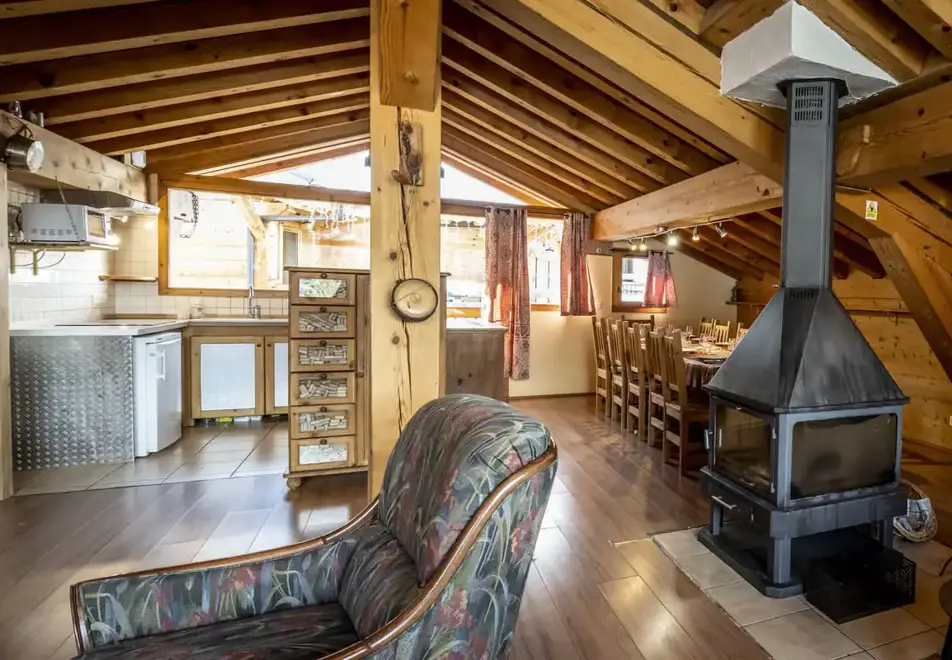Chalet Mont Blanc, Plagne 1800 (self catered chalets) - Living area