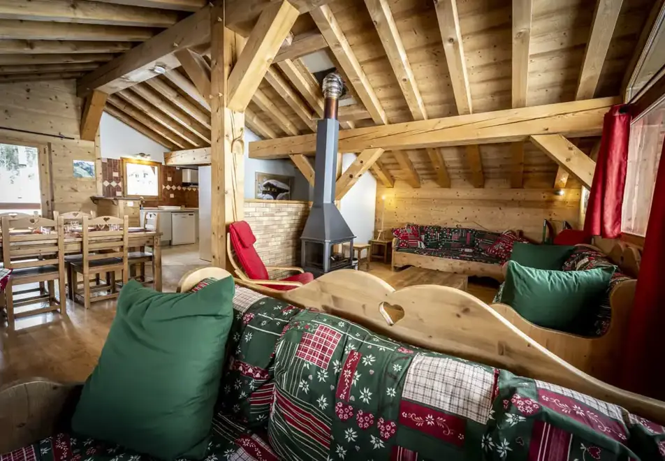 Chalet Pierre 2, Plagne 1800 (self catered chalet) - Living area