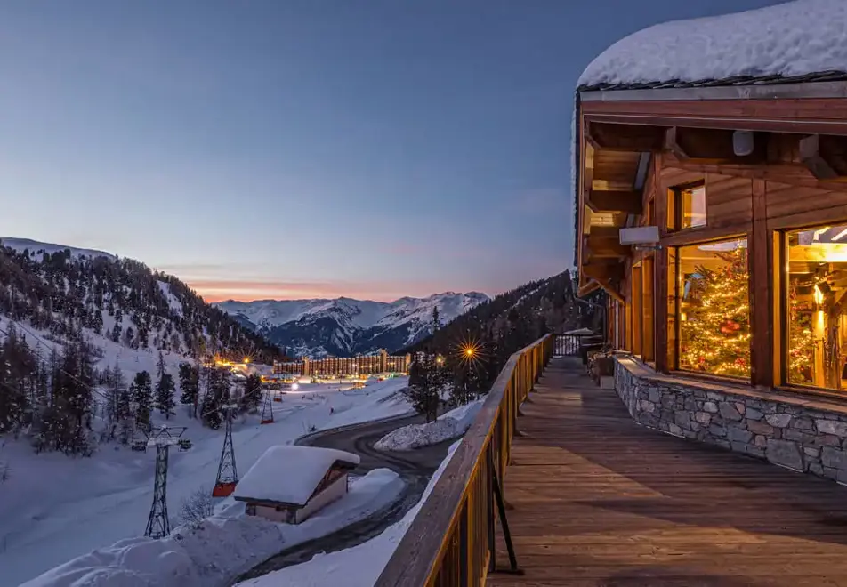 Hotel Carlina, Belle Plagne (hotel) - Carlina at night