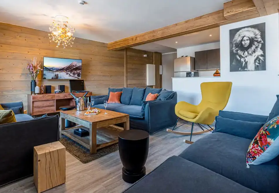 Carlina Chalets, Belle Plagne (part-catered chalets) - Typical chalet style