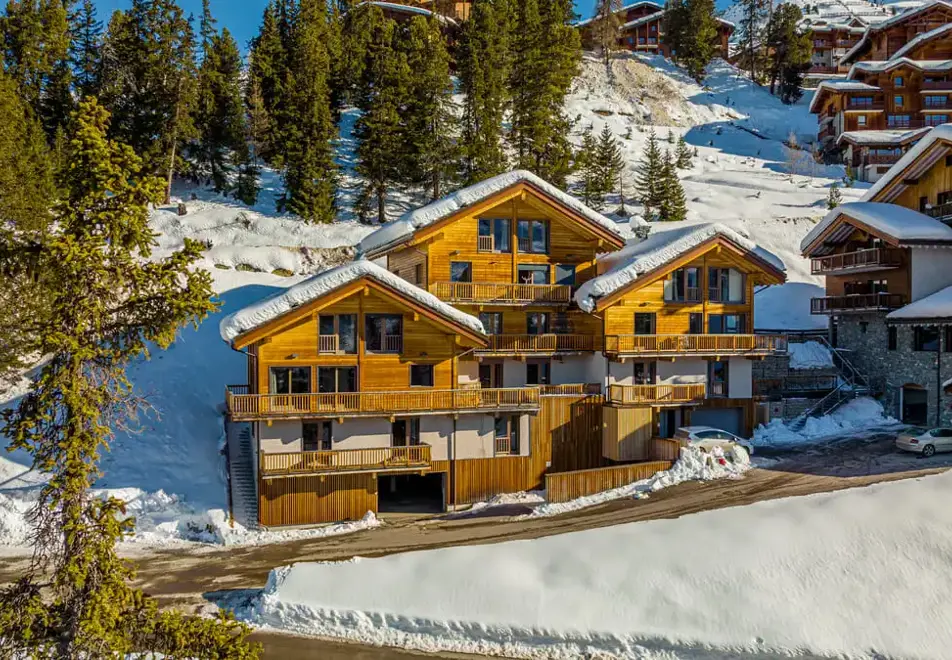 Carlina Chalets, Belle Plagne (part-catered chalets) - Situated next to Hotel Carlina & Apartments