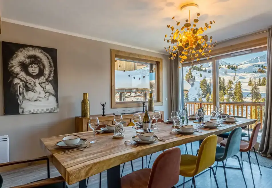 Carlina Chalets, Belle Plagne (part-catered chalets) - Typical chalet style