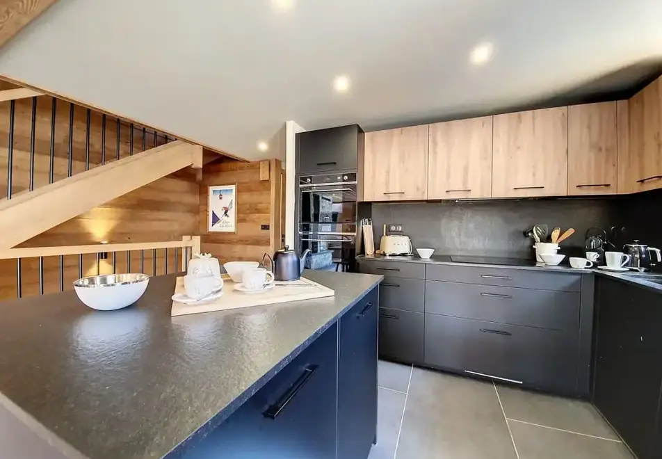 Chalet Edelweiss, Le Bettex (self catered chalet) - Open plan kitchen