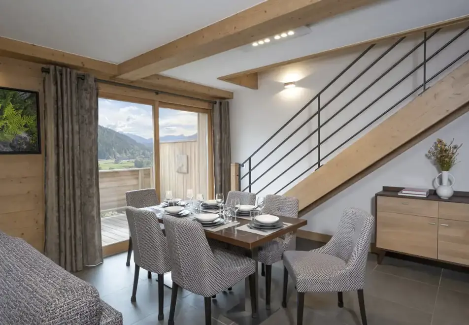 Chalets de Joy, Grand Bornand (self catered apartments) - Typical apartment style (duplex)