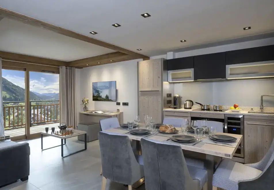 Chalets de Joy, Grand Bornand (self catered apartments) - Typical apartment style