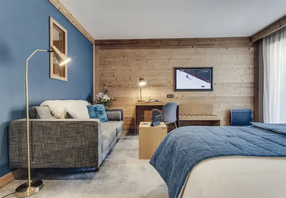 Avancher, Val d'Isere (self catered apartments & hotel) - Typical family room style in hotel