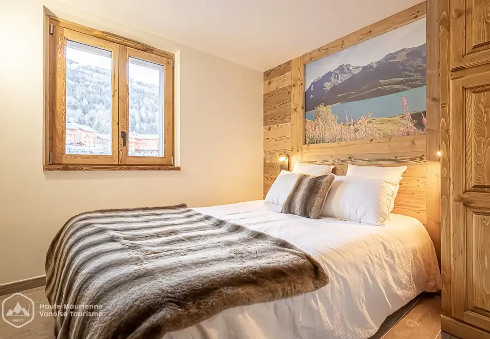 Chalet Turra, Val Cenis (self catered chalet) - Double bedroom