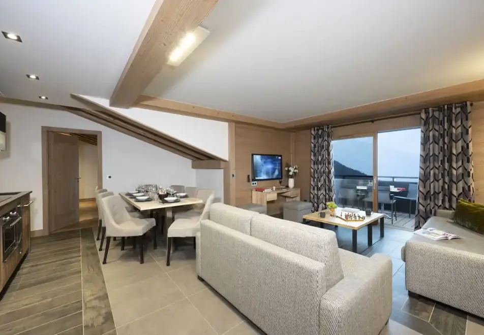 Alpen Lodge, La Rosiere (self catered apartments & hotel) - Typical apartment style