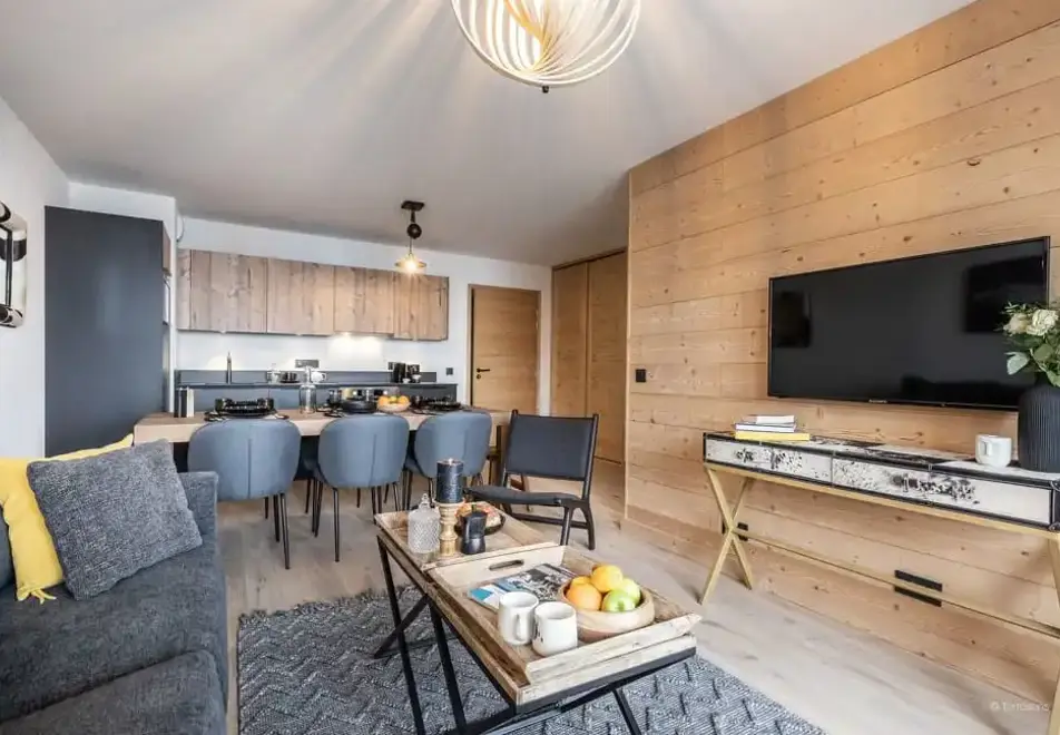 Snoroc, Plagne Montalbert (self catered apartments) - Typical 2 bedroom alc apartment style