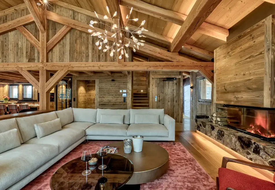 Chalet Saphir, Chamonix (self catered chalet) - Living area (©Adam Johnston)