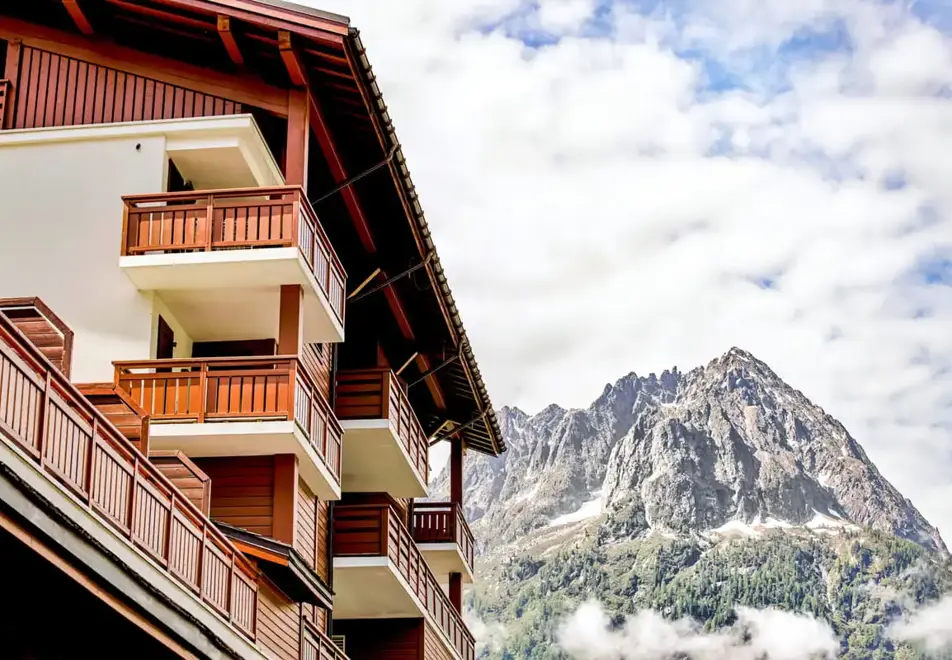 Les Portes du Mont Blanc, Vallorcine (self catered apartments) - Balcony view