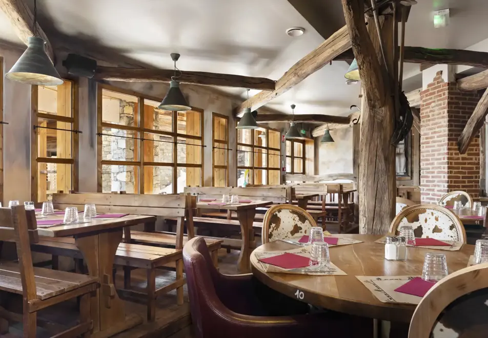 Les Balcons de la Rosiere, La Rosiere (self catered apartments) - La Grange restaurant