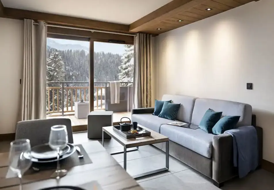 Laska, Les Contamines (self catered apartments) - Typical 2 bed confort apartment style