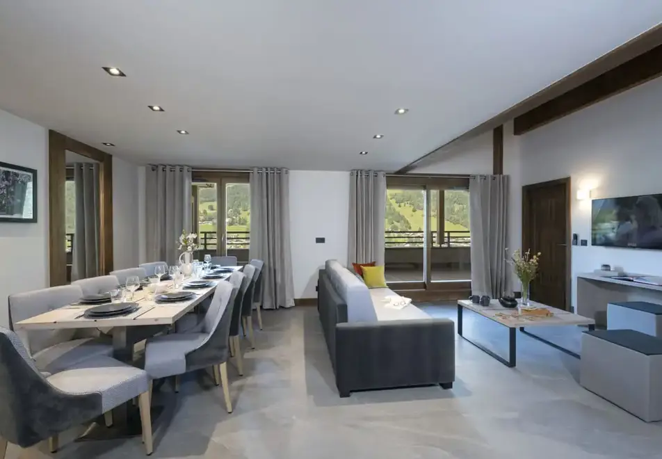 Laska, Les Contamines (self catered apartments) - Typical 4 bed apartment style