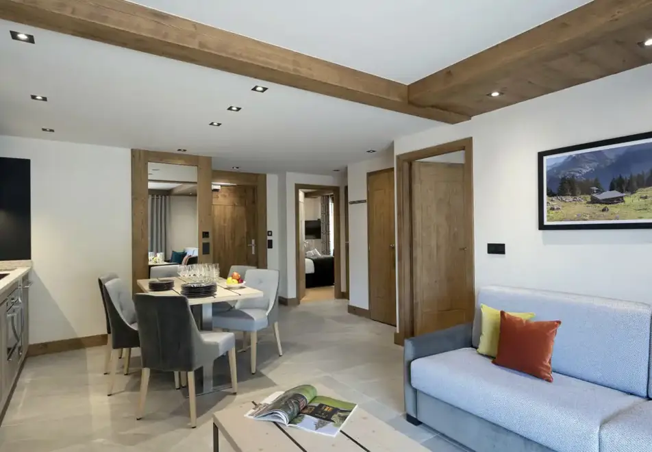 Laska, Les Contamines (self catered apartments) - Typical 2 bed grand confort apartment style