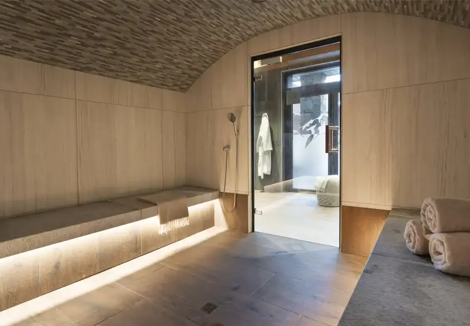 Laska, Les Contamines (self catered apartments) - Steam room