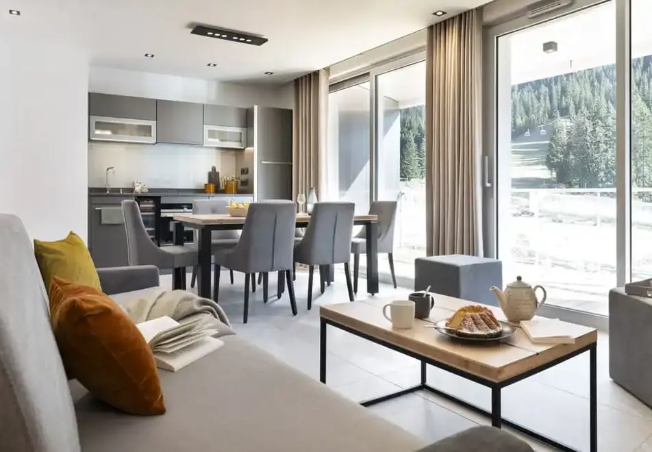 Alhena, Flaine (self catered apartments) - Typical apartment style