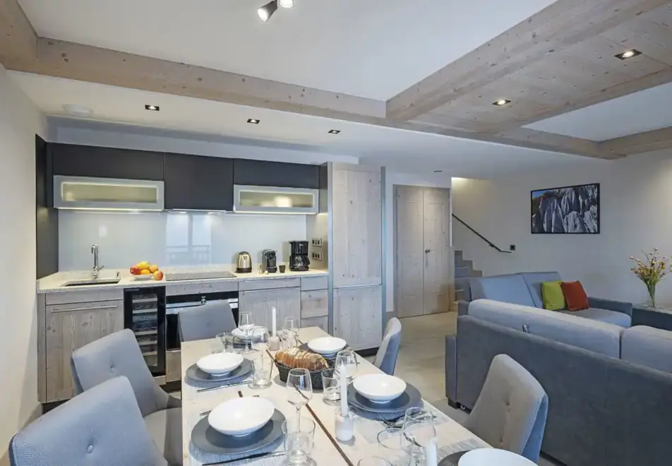 Hameau de l'Ours, Manigod (self catered apartments) - Typical 3 bedroom duplex style