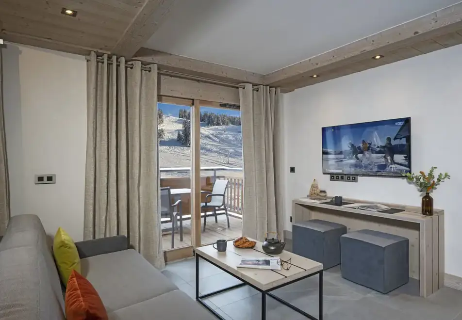 Hameau de l'Ours, Manigod (self catered apartments) - Typical 2 bedroom duplex style