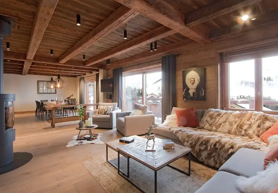 Lis, Les Deux Alpes (self catered chalet) - Seating area