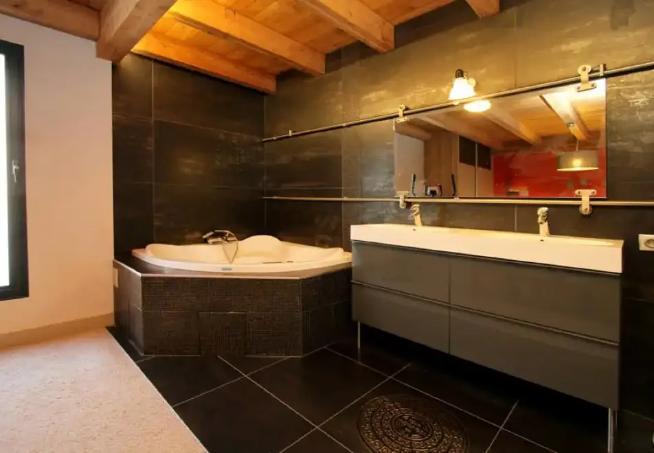 Snow Lodge, Les Deux Alpes (self catered chalet) - Open bathroom