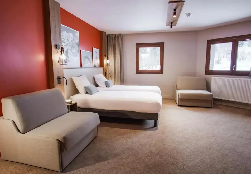 Panorama, Flaine (all inclusive hotel) - Typical room style